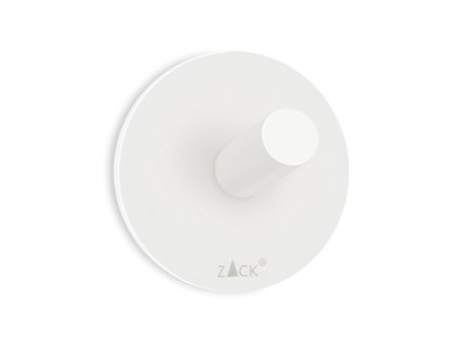 Háček PECO, bílý, kulatý