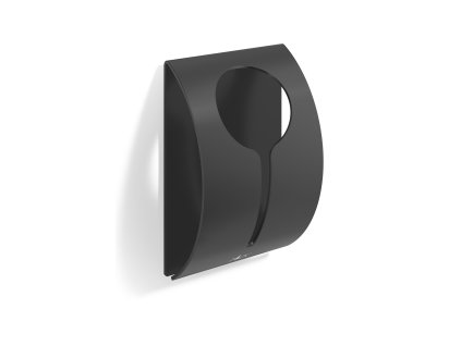 Samolepicí klip na ručníky PECO, černý