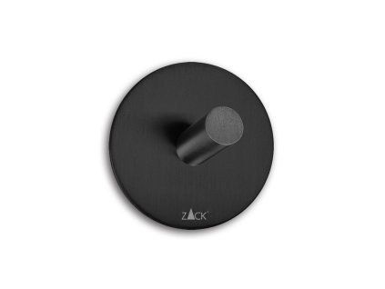 Samolepicí háček na ručníky PECO, kulatý, černý