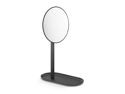 Kosmetické zrcátko s podstavcem OLOMO, černé