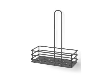 Malý závěsný sprchový košík IPARO, černý