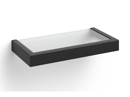 Koupelnová police LINEA, 26,5 cm, černá