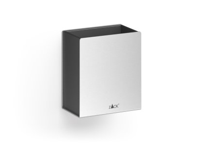 Malý držák na zubní kartáčky POTES, kartáčovaná nerez