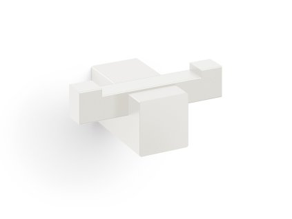 Dvojitý háček na ručníky CARVO, bílý