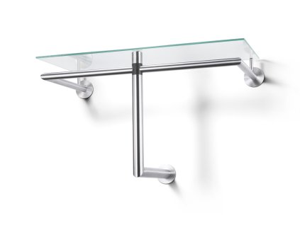 Nástěnný věšák ABILIO, kartáčovaná nerez