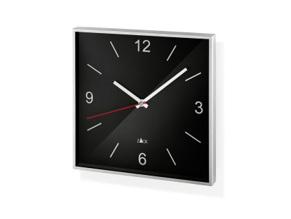 Nástěnné hodiny SILLAR, černé