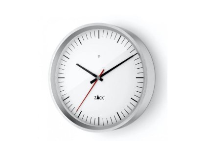 Rádiem řízené nástěnné hodiny VIDA, 24 cm, bílé