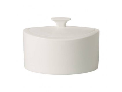 Porcelánová dóza z kolekce METROCHIC WHITE +