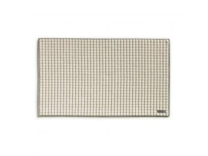 EDEN koupelnová předložka 60 x 100 cm, kostka nature/black