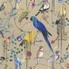 Tapeta BIRDS SINFONIA - OR, kolekce HISTOIRES NATURELLES