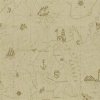 Tapeta SEARSPORT MAP - PARCHMENT, kolekce SIGNATURE ISLESBORO