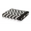 GRAPHIC ZICK ZACK ručník s lemem 50x100 cm ivory/black +