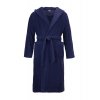 Bavlněný froté župan s kapucí, MÖVE, tmavě modrý M