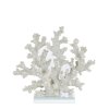 SERAFINA dekorace ve tvaru korálu, bílá, výška 24 cm