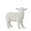 Dekorační ovečka SEMINA bílá, výška 11 cm