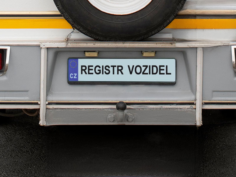 Přihlášení nového přívěsného vozíku do registru vozidel