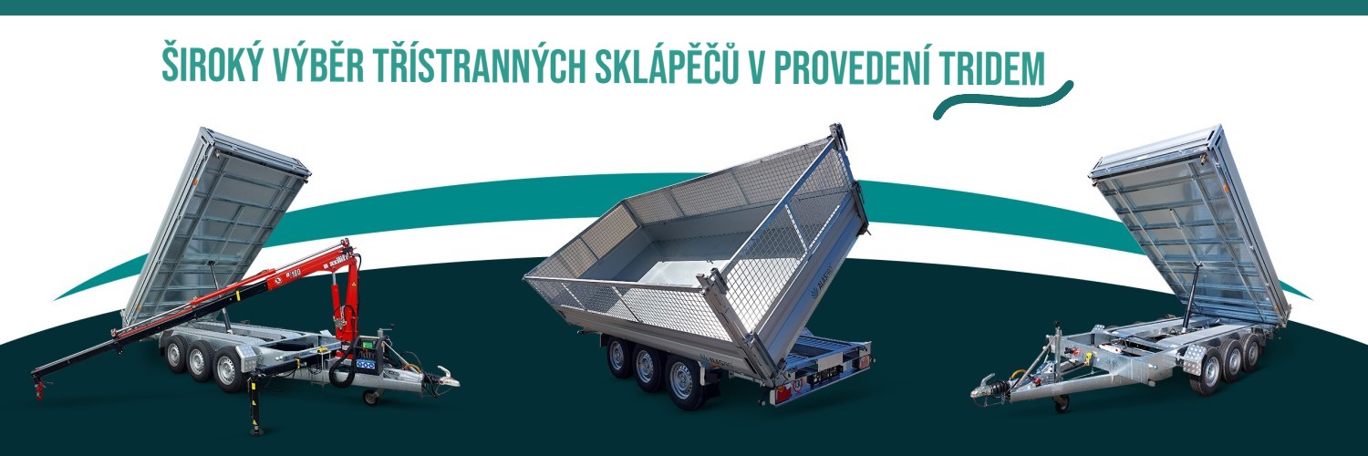 Třínápravové třístranné sklápěče