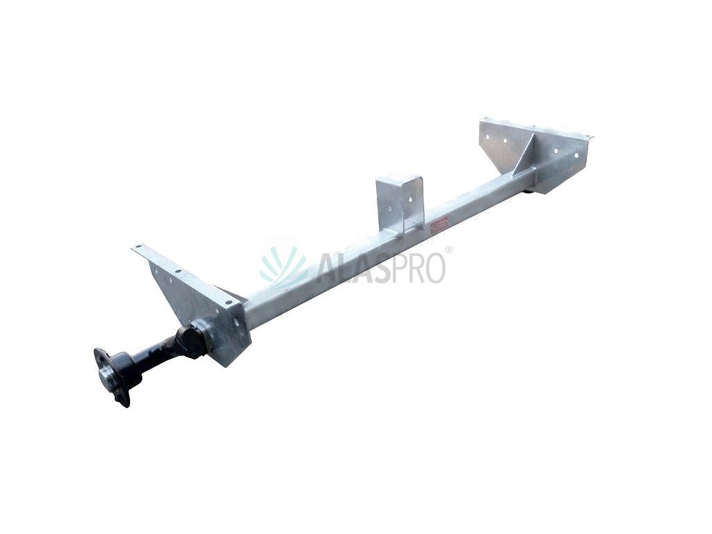 Náprava KNOTT VG 7 (750 kg) b=1237 mm, c=1565 mm, 100x4, patky 159, Vario/Rapid