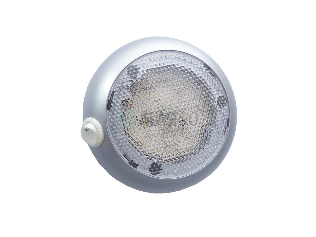 Vnitřní osvětlení s vypínačem, 20 LED diod 12 až 24V, pr. 140 mm