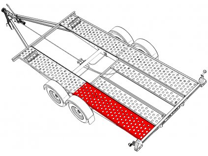 Plech pojezdový VAPP 1950/436 mm (LZ k PA 40xx)