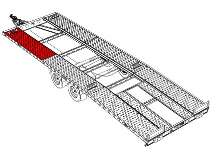Plech pojezdový VAPP 2506/436 mm (LP k PAV 3.x/x.x/1.96)