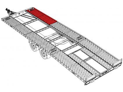 Plech pojezdový VAPP 2506/436 mm (PP k PAV 3.x/x.x/1.96)