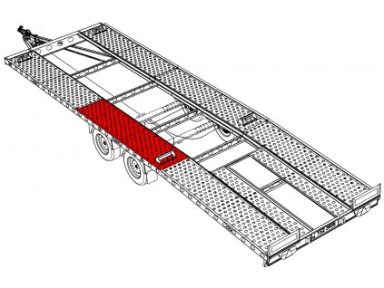Plech pojezdový VAPP 2506/436 mm (LS k PAV 3.x/x.x/1.96)