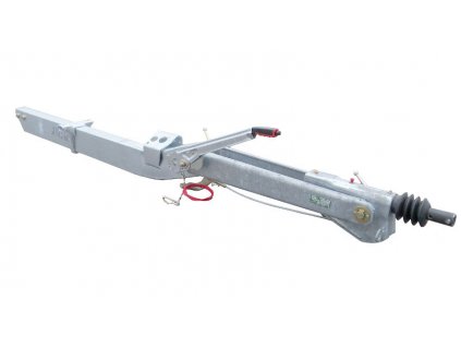 Výškově stavitelná oj AL-KO s brzdou 101VB, 500-1000kg, E=1570 mm