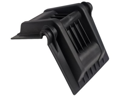 Ochranný roh 2MAX 220x185 mm pro popruh až 65 mm, černý plast - doprodej