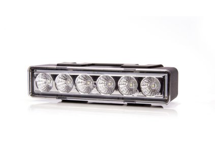 Výstražná záblesková svítilna oranžová WAS, čiré sklíčko