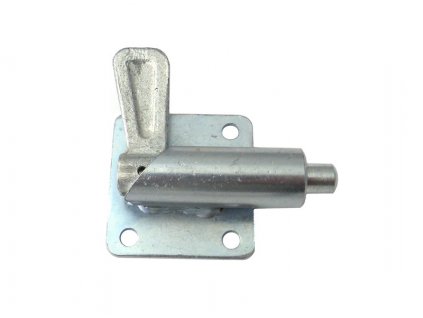 Zajišťovací kolík s pružinou pravý (s plotnou)