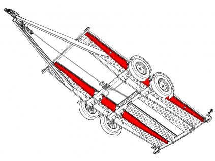 Nosník VAPP PA 4000 mm levý vnější / pravý vnitřní