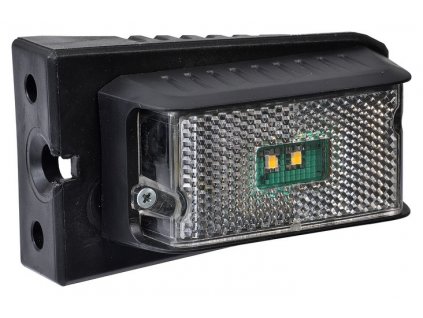 Svítilna přední obrysová LED Dobplast DPT15, 12-24V, s odrazkou, na držáku, QS150