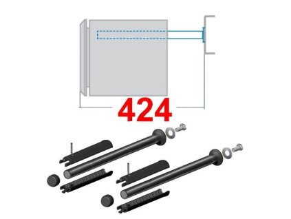 drzak bedny trubka easy bawer e0 142 y 424 mm