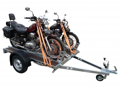 Nebrzděný přepravník motocyklů APV 750kg 2110x1550mm