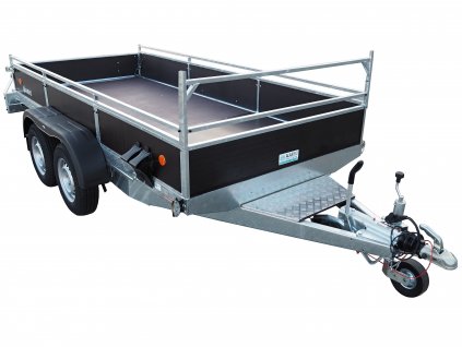 přívěsný vozík pro přepravu minibagrů, UNC a stavební mechanizace alaspro