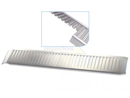 Nájezd hliníkový 2500x310x55mm 1ks=610kg