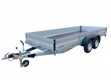 Dvounápravový brzděný přívěs ABS 2000kg 4500x1840mm