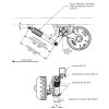 Tlumič k nápravě KNOTT typ 990001 (do 1800 kg/1 náprava)