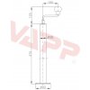 Opěrná noha WW ST 48-90 (370 mm s výsuvem 220 mm) 150kg