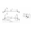 Náprava AL-KO UBR 700-5 (750 kg) a=1056 mm, c=1405 mm, 100x4, (Sacher)