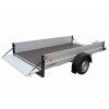 přívěsný vozík s Alu bočnicemi