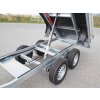 jednostranný sklápěcí nákladní přívěsný vozík s ruční hydraulikou