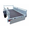 Nebrzděný přívěs s hliníkovými bočnicemi AHB 750kg 2550x1330mm, zesílená náprava na 1300kg