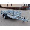 Nebrzděný přívěs s hliníkovými bočnicemi AHB 750kg 2550x1330mm, zesílená náprava na 1300kg