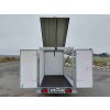 Nebrzděný skříňový přívěs se zadními dvoukřídlými dveřmi a boční klapkou  AVZ 26 O 750kg 2500x1240x1650mm