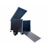 Nebrzděný skříňový přívěs AVZ 27 O 750kg 2500x1480x1650mm se zadní výklopnou rampou