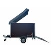 Nebrzděný skříňový přívěs AVZ 27 O 750kg 2500x1480x1650mm se zadní výklopnou rampou
