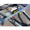 Tříosý třístranný sklápěcí přívěs 3500kg 4100x2100mm v elektrice