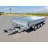 Tříosý třístranný sklápěcí přívěs 3500kg 4100x2100mm v elektrice